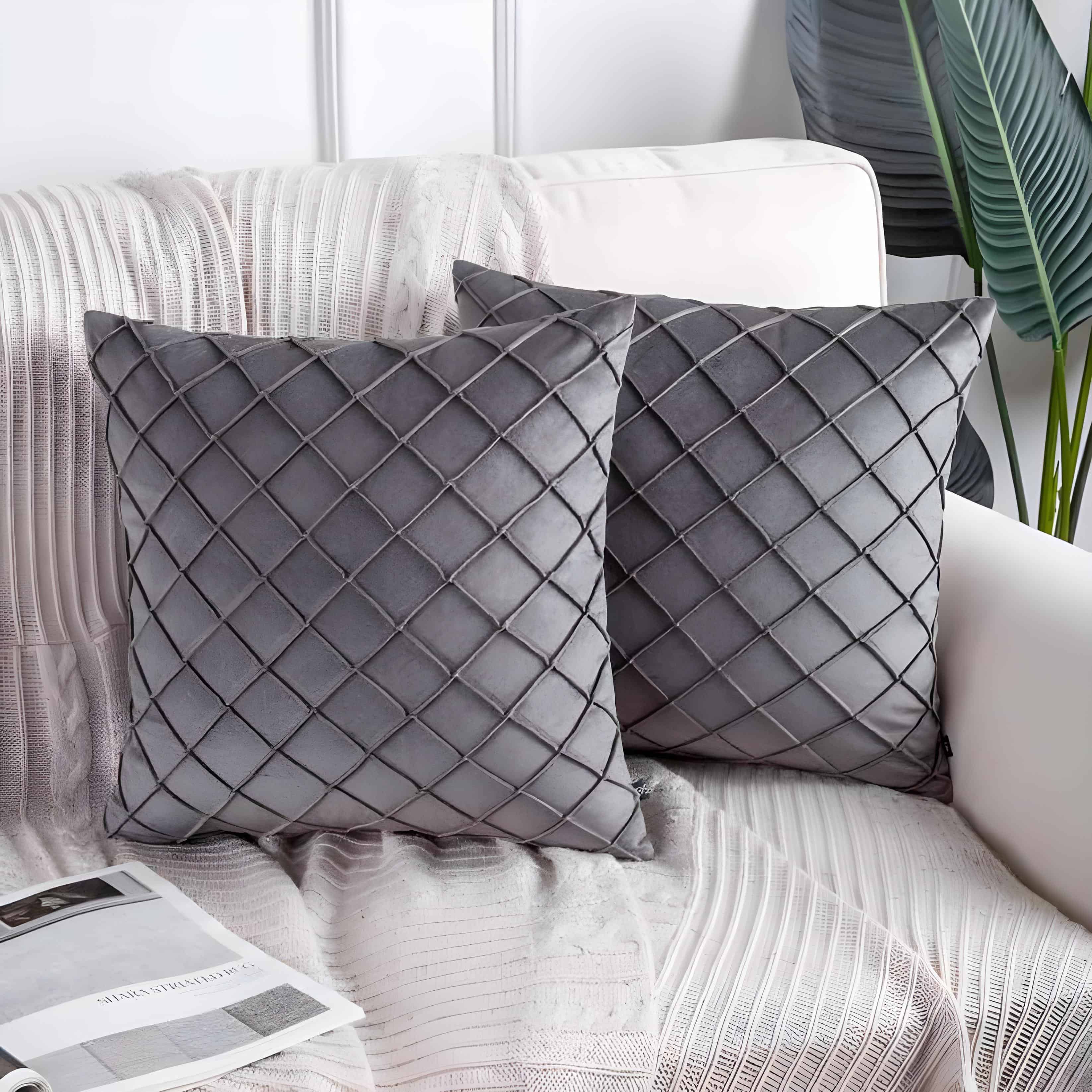 Velvet Cushion Covers - Pack of 2