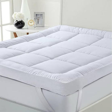 Premium Quilted Mattress Topper – Soft Plush Bed Protector | Mohsin Enterprises
