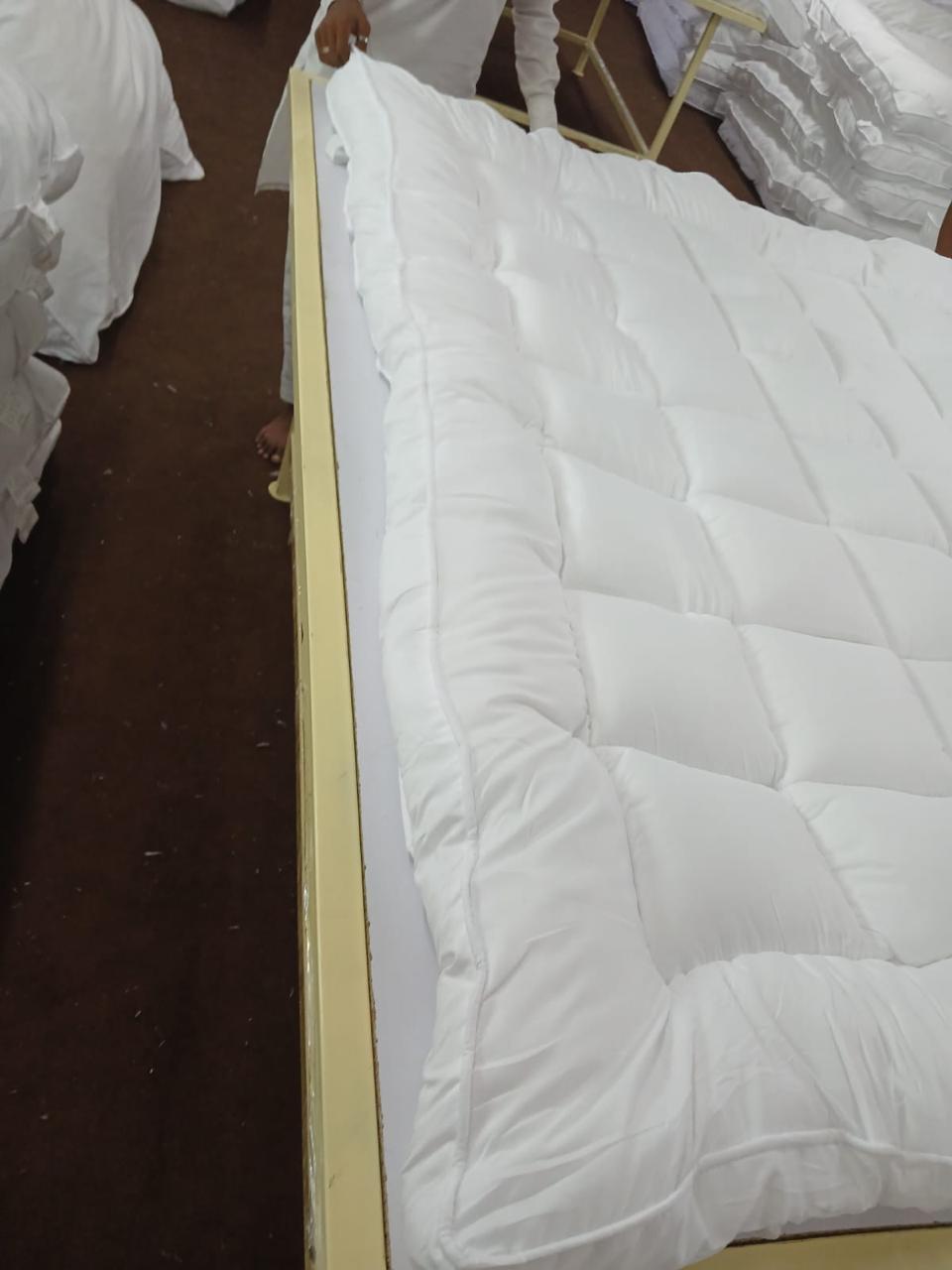 Premium Quilted Mattress Topper – Soft Plush Bed Protector | Mohsin Enterprises