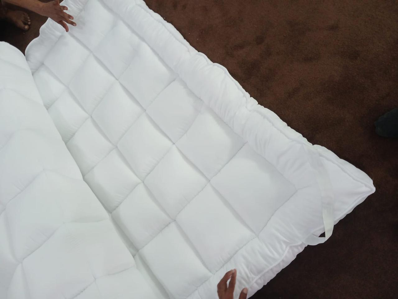 Premium Quilted Mattress Topper – Soft Plush Bed Protector | Mohsin Enterprises